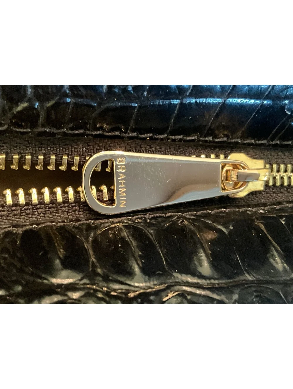 Brahmin Hillary Classic Black Melbourne Leather